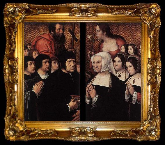 framed  Barend van Orley Haneton Triptych, ta009-2